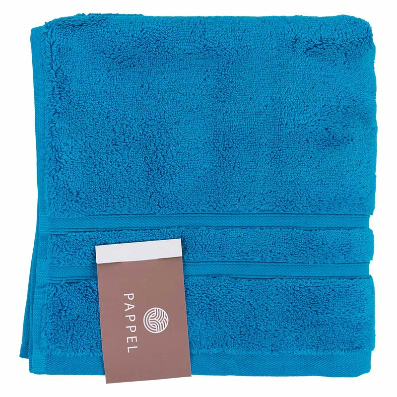 2 Полотенце махровое Pappel Cirrus/S 70x140см, цвет синий фото 2