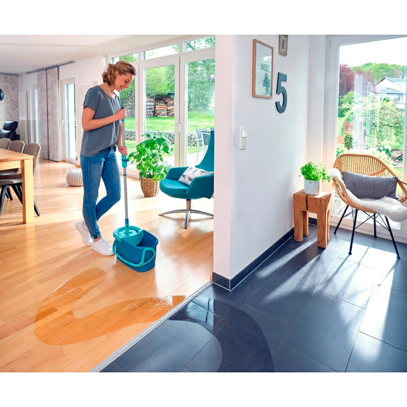 Набор для уборки Leifheit Clean Twist швабра и ведро с отжимом фото 5