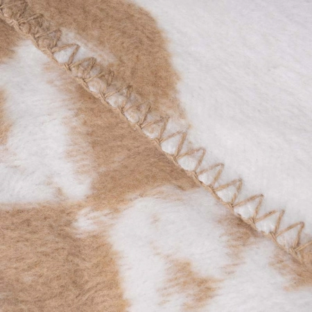 4 Плед Pappel Cotton 150x200см, бежевый фото 2