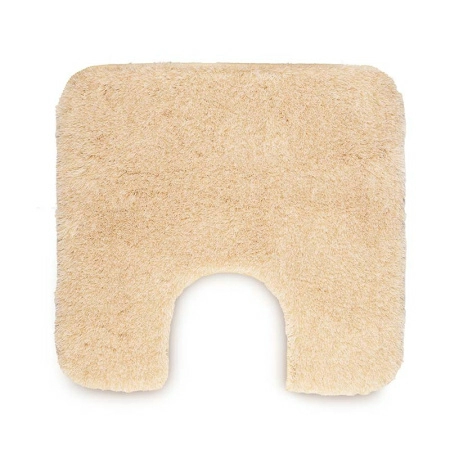 Полноразмерное изображение Коврик для туалета 55x55см Spirella Brizzolo, бежевый фото 1