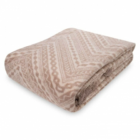 Плед 150x200см Pappel Cotton, бежевый фото 1