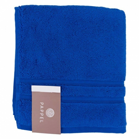 2 Полотенце махровое 70x140см Pappel Cirrus/S, цвет синий фото 4
