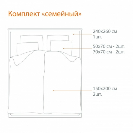 4 Комплект постельного белья семейный Pappel Jacquard Brown фото 4