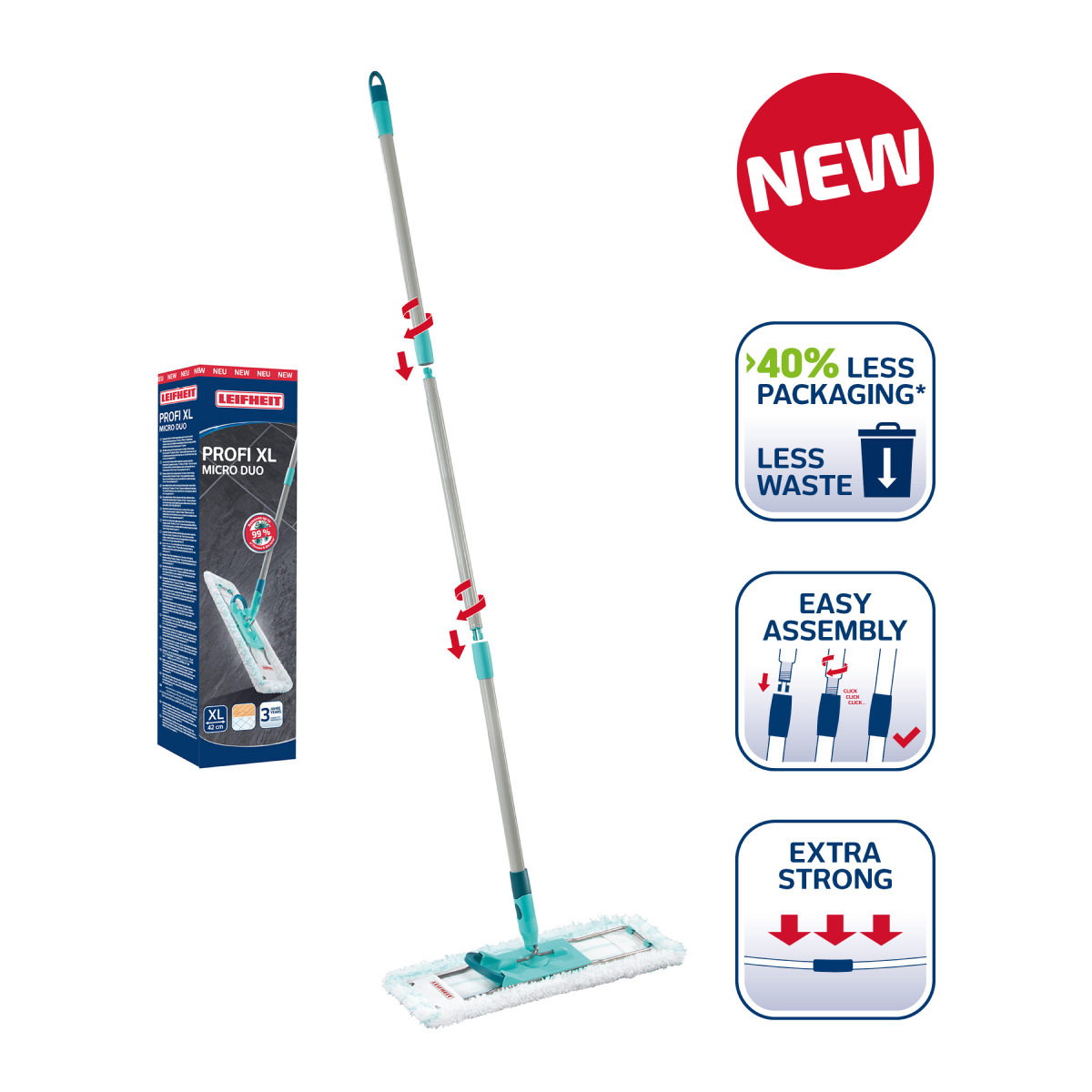 Швабра для пола Leifheit Profi micro duo фото 3